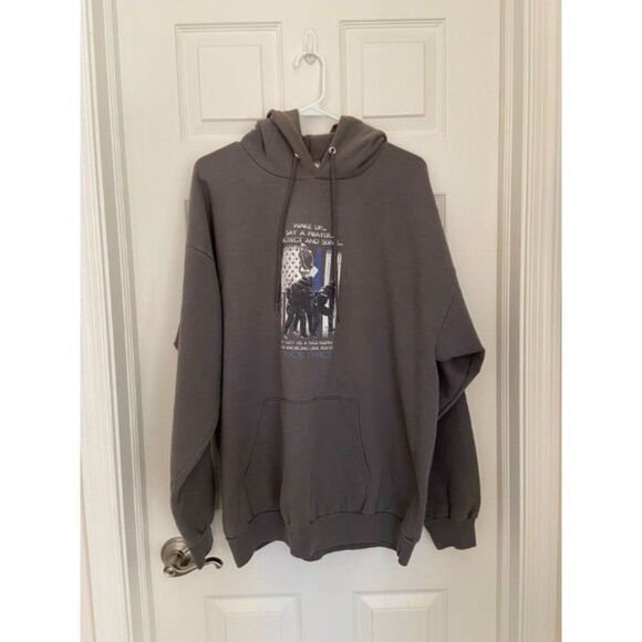 Wake Up...Say a Prayer...Protect and serve Police Officer Sweatshirt (size XL) - Picture 1 of 4